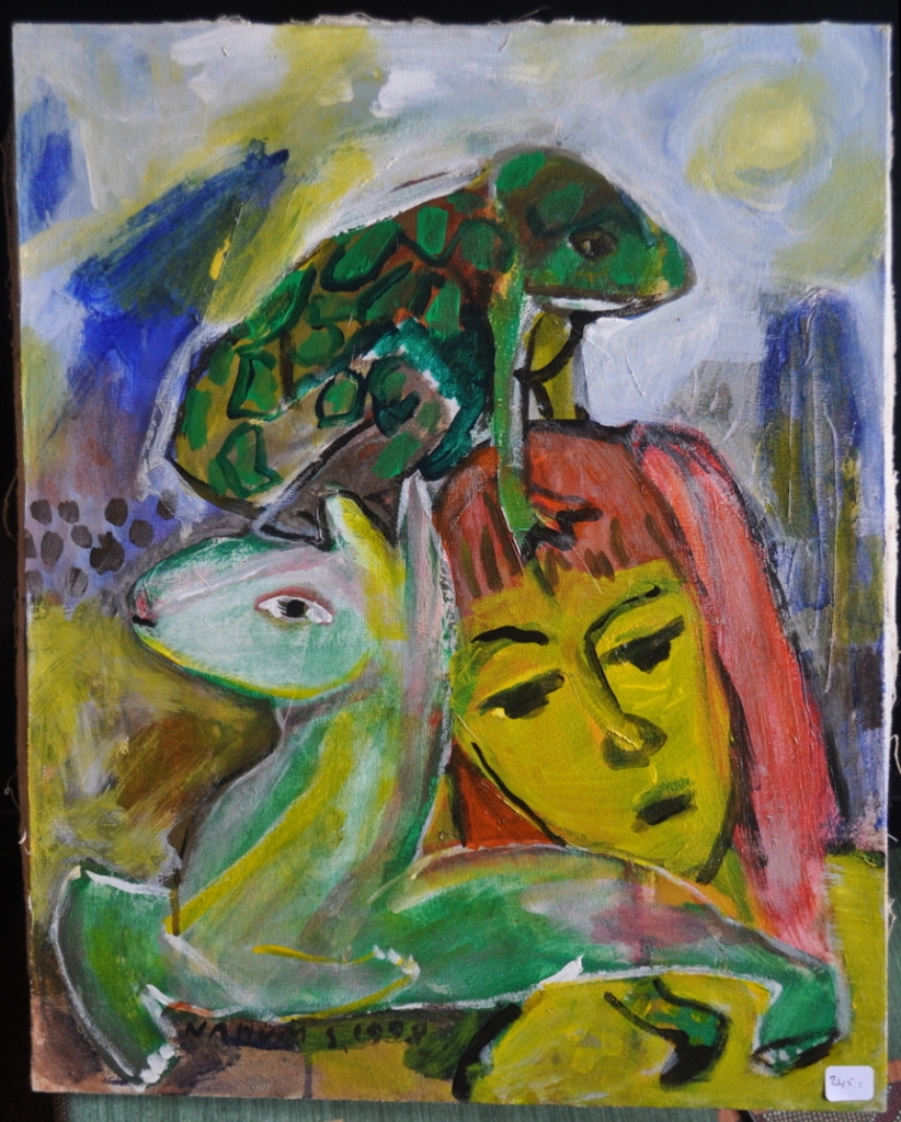 Nahum Suwarsita Frog 50x40 cm 1998 € 245,-